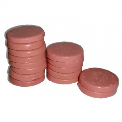 Galets de cire pelable rose en sachet de 1kg