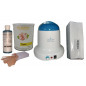 Kit épilation 800 ml - Pot 800 ml Topaz type Miel Cire jetable, bandes, huile Kit épilation 800 ml - Pot 800 ml Topaz type Miel Cire jetable, bandes, huile