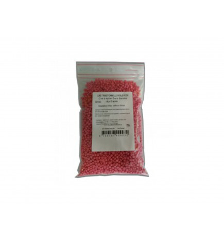 Cire traditionnelle - Perles - Rose - 200g