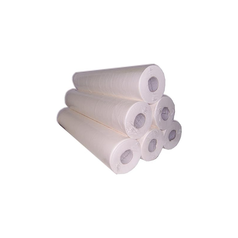 Drap d'Examen Lisses 80x0.38 cm lot de 6 rouleaux Drap d'Examen Lisses 80x0.38 cm lot de 6 rouleaux