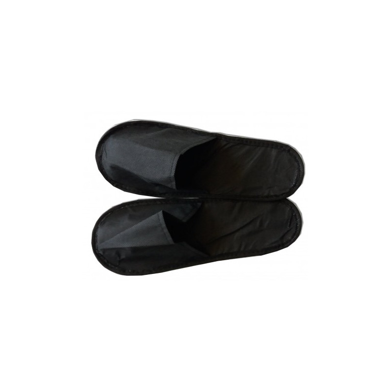 250 paires de mules noires (chaussons) spécial soins cabine