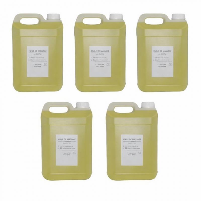 Huile lot 5 bidons - Neutre - 5L Huile lot 5 bidons - Neutre - 5L