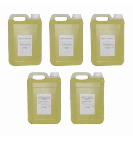 Huile lot 5 bidons - Neutre - 5L