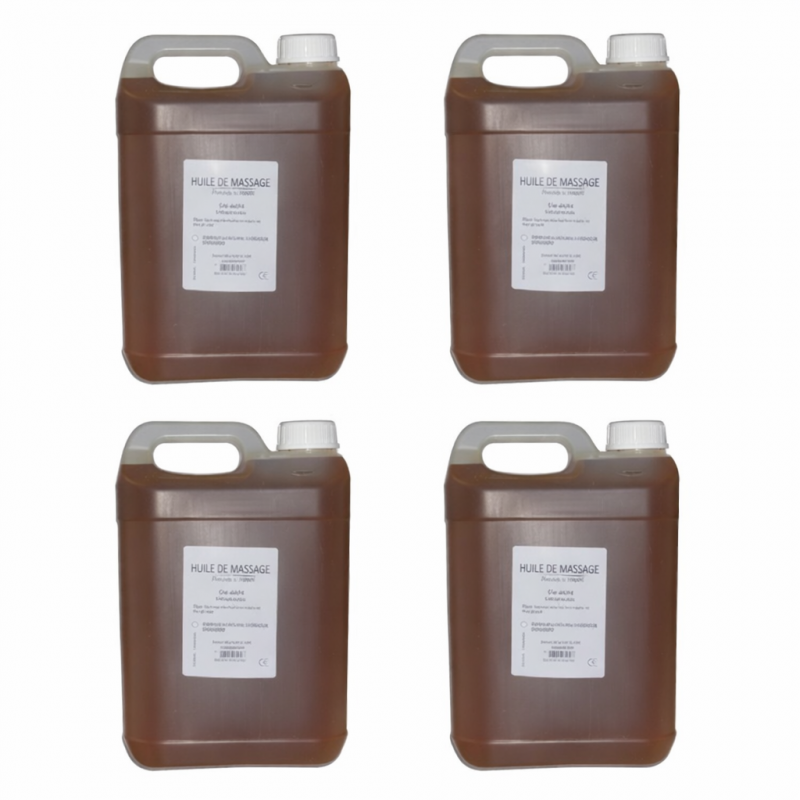 Huile -Lot de 4 bidons Chocolat