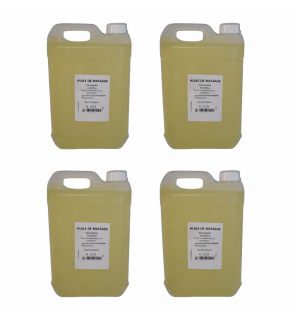 Huile -Lot de 4 bidons agrumes