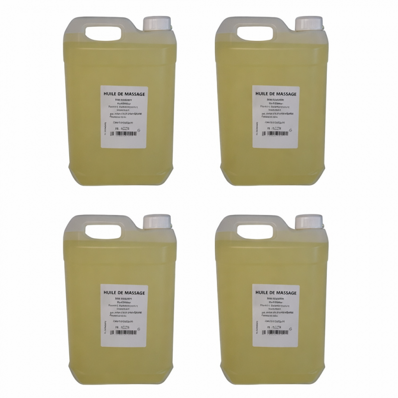 Huile -Lot de 4 bidons agrumes