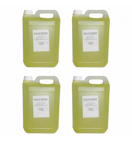 Huile -Lot de 4 bidons Thés vert5L