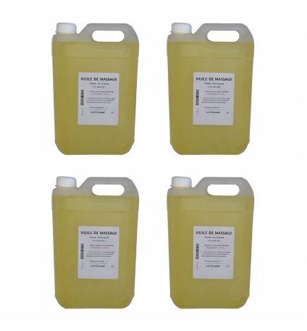 Huile -Lot de 4 bidons Lavande