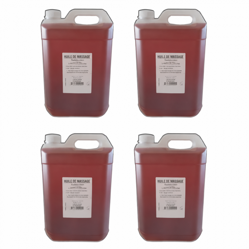 Huile -Lot de 4 bidons Cèdre Eucalyptus Cannelle Huile -Lot de 4 bidons Cèdre Eucalyptus Cannelle