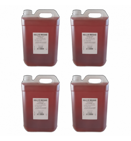 Huile -Lot de 4 bidons Cèdre Eucalyptus Cannelle