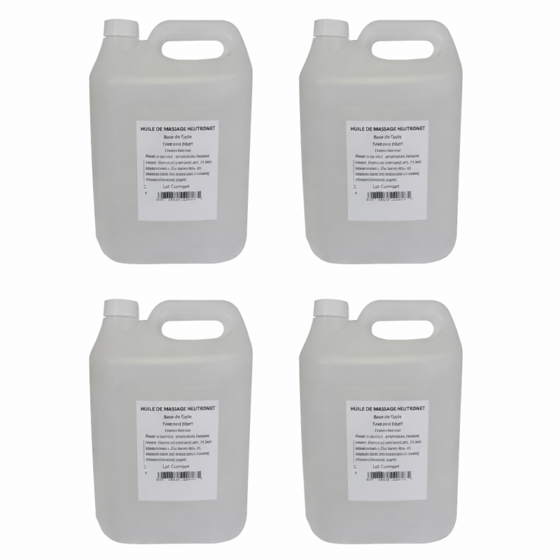 Huile -Lot de 4 bidons avocat