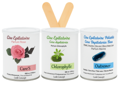 Pots de cire pelable professionnelle 800 ml